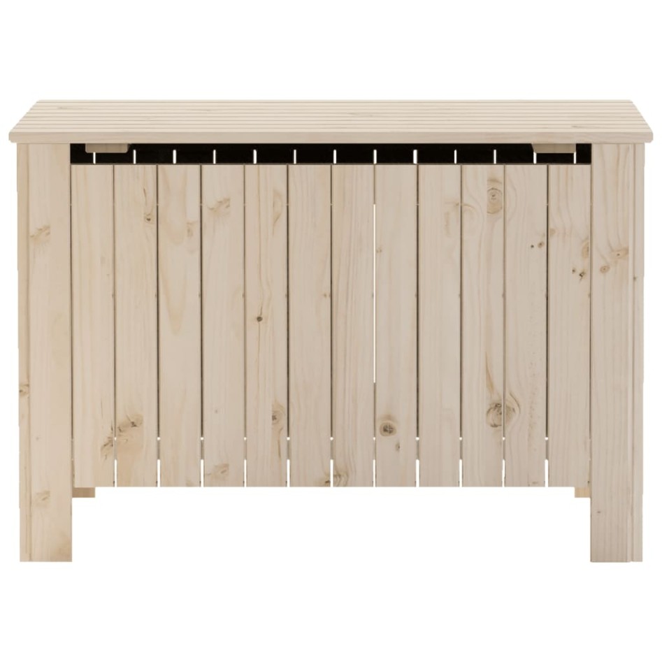 Caja de almacenaje con tapa RANA madera maciza pino 80x49x54