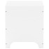 Caja de almacenaje y tapa RANA madera maciza blanca 60x49x54