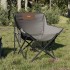 Sillas de camping con bolsillo plegables 2 unidades