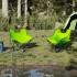Sillas de camping con bolsillo plegables 2 unidades