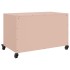 Mueble para TV acero laminado en frío rosa 68x39x43,5