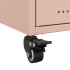 Mueble para TV acero laminado en frío rosa 68x39x43,5