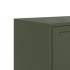 Mueble de TV de acero verde oliva 100,5x39x43,5