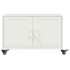 Mesa de centro acero blanco 68x50x43,5