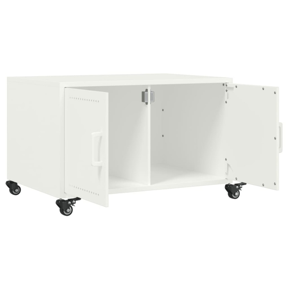 Mesa de centro acero blanco 68x50x43,5