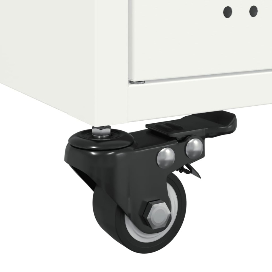 Mesa de centro acero blanco 68x50x43,5