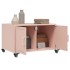 Mesa de centro acero rosa 68x50x43,5