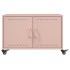 Mesa de centro acero rosa 68x50x43,5
