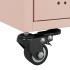 Mesa de centro acero rosa 68x50x43,5