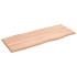Tablero mesa madera tratada roble borde natural 100x40x2