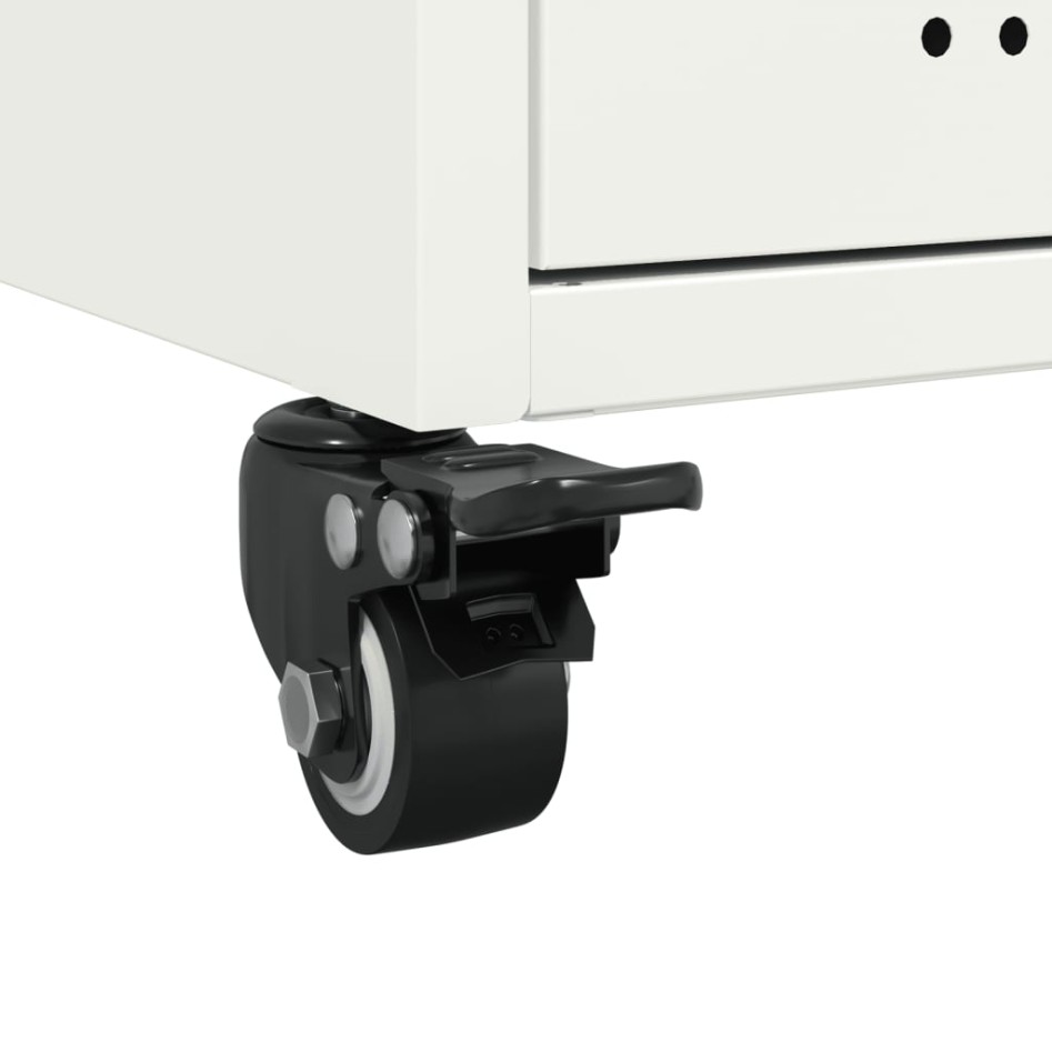 Aparador de acero blanco 36x39x72