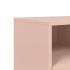 Mueble de TV acero rosa 100,5x39x43,5