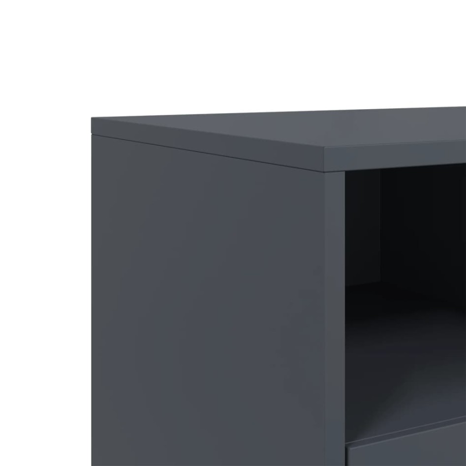 Mueble para TV acero laminado en frío antracita 68x39x43,5