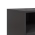 Mueble de TV acero negro 68x39x43,5