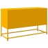 Mueble para TV de acero amarillo mostaza 100,5x39x60,5