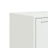 Mueble para TV de acero blanco 100,5x39x60,5