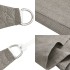 Toldo de vela rectangular HDPE gris claro 160 g/m² 5x8