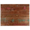 Tablero mesa rectangular madera maciza reciclada 80x70x2,5 cm