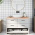 Encimera de baño madera maciza sin tratar 120x50x(2-4)