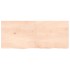 Encimera de baño madera maciza sin tratar 120x50x(2-4)