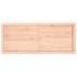 Encimera de baño madera maciza sin tratar 120x50x(2-4)