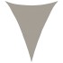 Toldo de vela triangular HDPE gris claro 160 g/m² 5x7x7