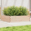 Jardinera de madera maciza de pino 90x90x23 cm