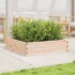 Jardinera de madera maciza de pino 90x90x23