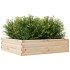 Jardinera de madera maciza de pino 90x90x23