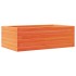 Jardinera de madera maciza pino marrón cera 70x40x23