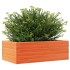 Jardinera de madera maciza pino marrón cera 70x40x23
