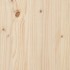Estructura de cama sin colchón madera maciza pino 140x190
