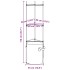 Tutores para tomates con bolsa 4 uds de acero y PP 116