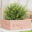 Jardinera de madera maciza de abeto Douglas 60x60x23 cm
