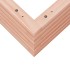 Jardinera de madera maciza de abeto Douglas 60x60x23