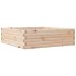 Jardinera de madera maciza de pino 80x80x23