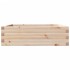Jardinera de madera maciza de pino 80x80x23