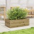 Jardinera de madera de pino impregnada 70x40x23