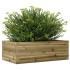 Jardinera de madera de pino impregnada 70x40x23