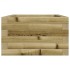 Jardinera de madera de pino impregnada 70x40x23