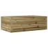 Jardinera de madera de pino impregnada 70x40x23