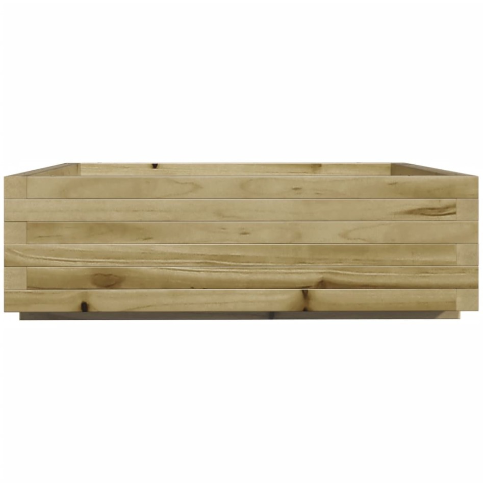 Jardinera de madera de pino impregnada 80x80x26,5