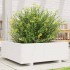 Jardinera de madera maciza de pino blanco 70x70x26,5