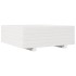 Jardinera de madera maciza de pino blanco 70x70x26,5