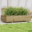 Jardinera de madera de pino impregnada 110x60x26,5 cm