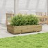 Jardinera de madera de pino impregnada 110x60x26,5