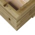Jardinera de madera de pino impregnada 110x60x26,5