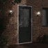 Apliques de exterior con sensor 2 uds acero inoxidable