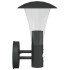 Apliques de exterior con sensor 2 uds acero inoxidable