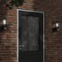 Apliques de exterior con sensor 2 uds acero inoxidable